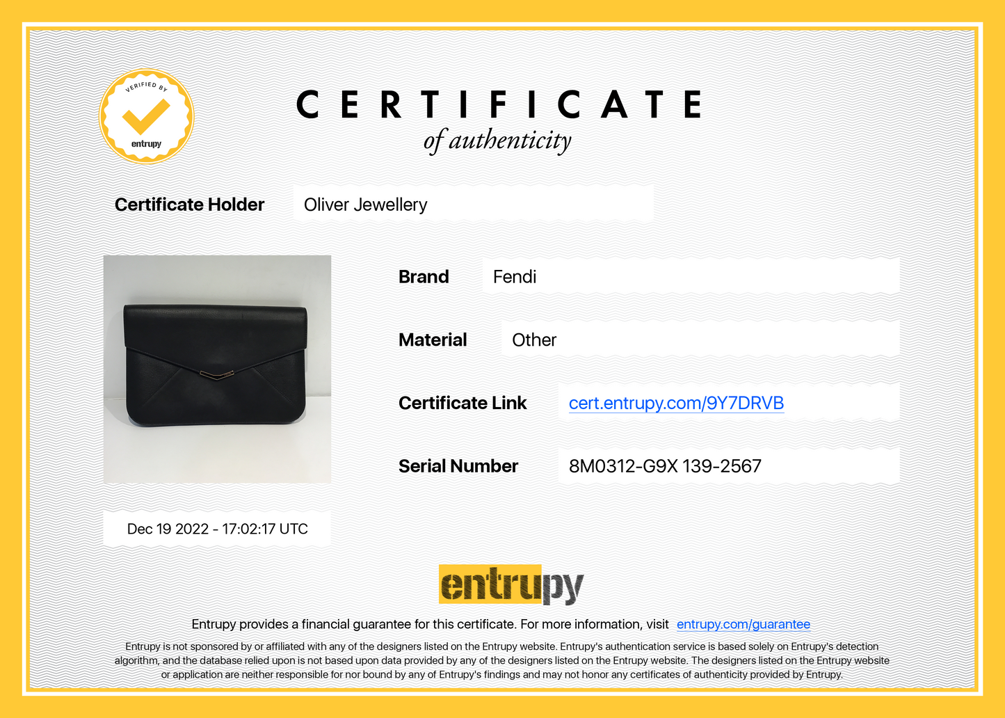 Fendi 2Jours Envelope Clutch