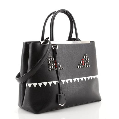 Fendi 2Jours Monster Bag Leather Medium