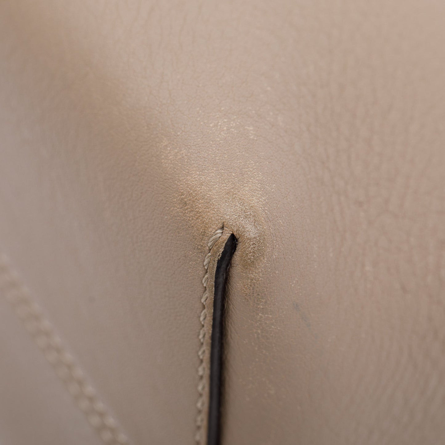 Fendi Beige Leather Python-Trimmed Medium By the Way Handle Bag with Box and Dustbag