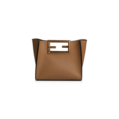 Fendi Beige Small Way Tote Bag