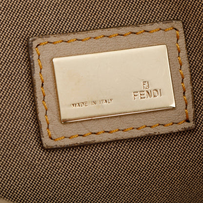 Fendi Beige Zucchino Vitello Shopping Tote