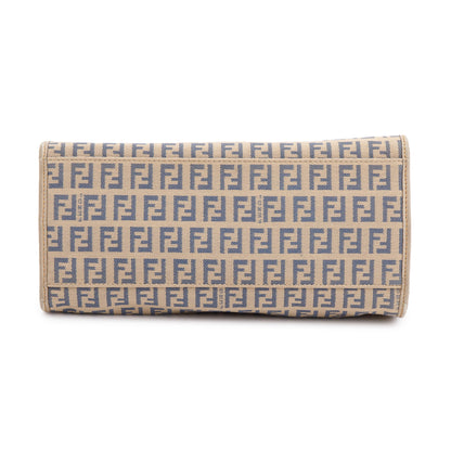 Fendi Beige Zucchino Vitello Shopping Tote