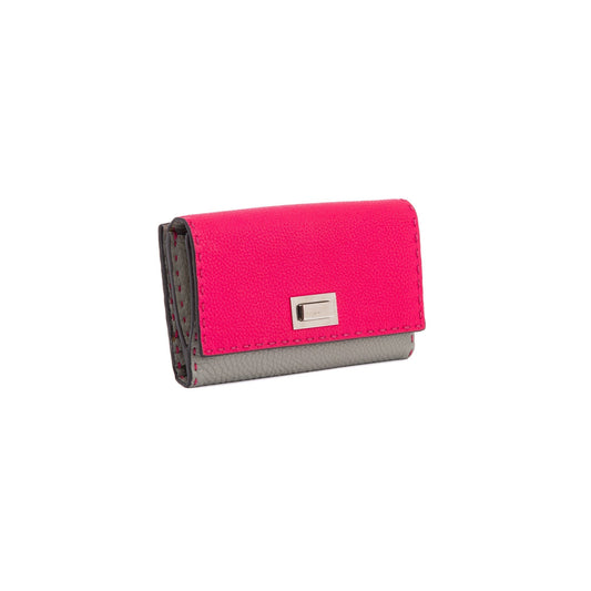 Fendi Bicolor Selleria Peekaboo Continental Wallet