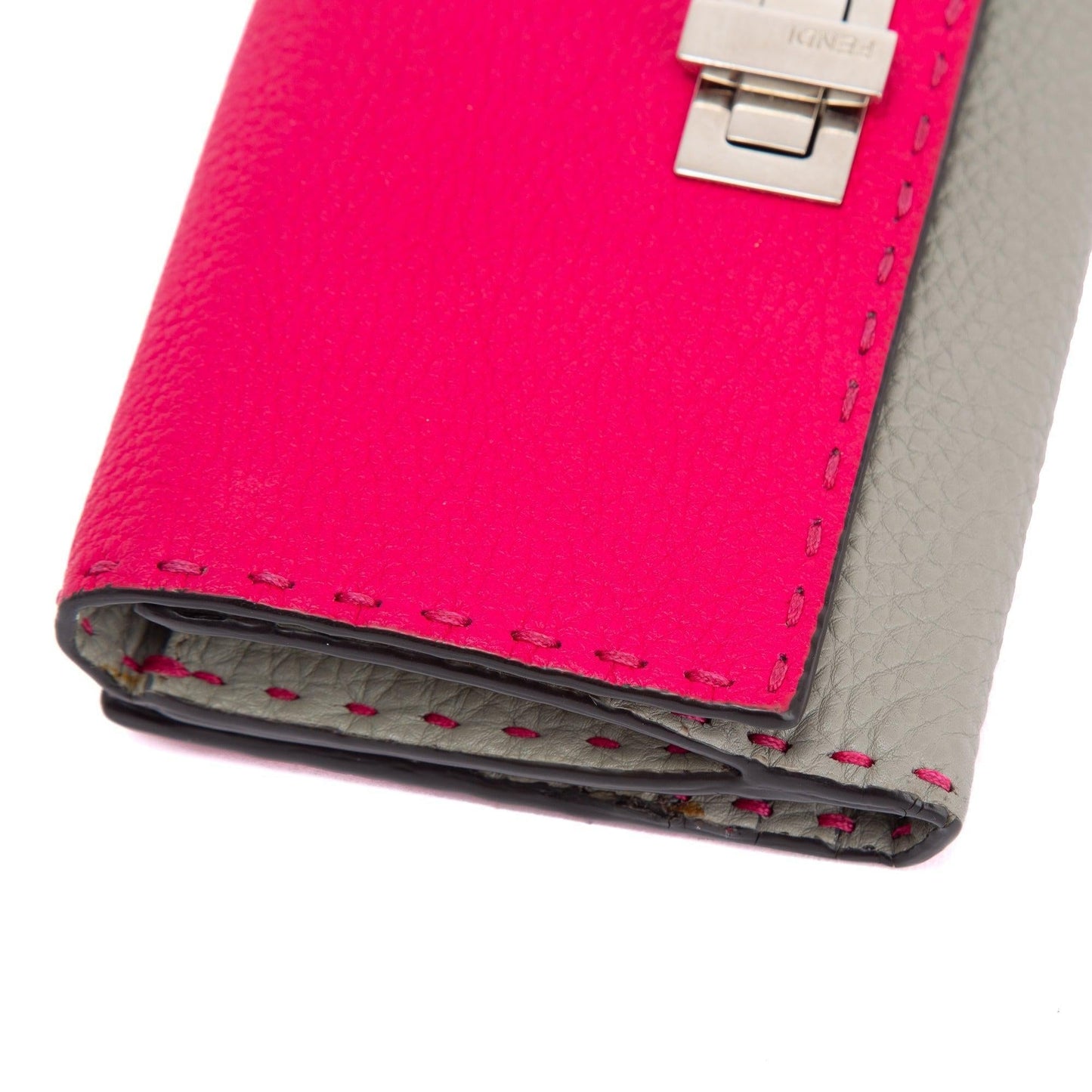 Fendi Bicolor Selleria Peekaboo Continental Wallet
