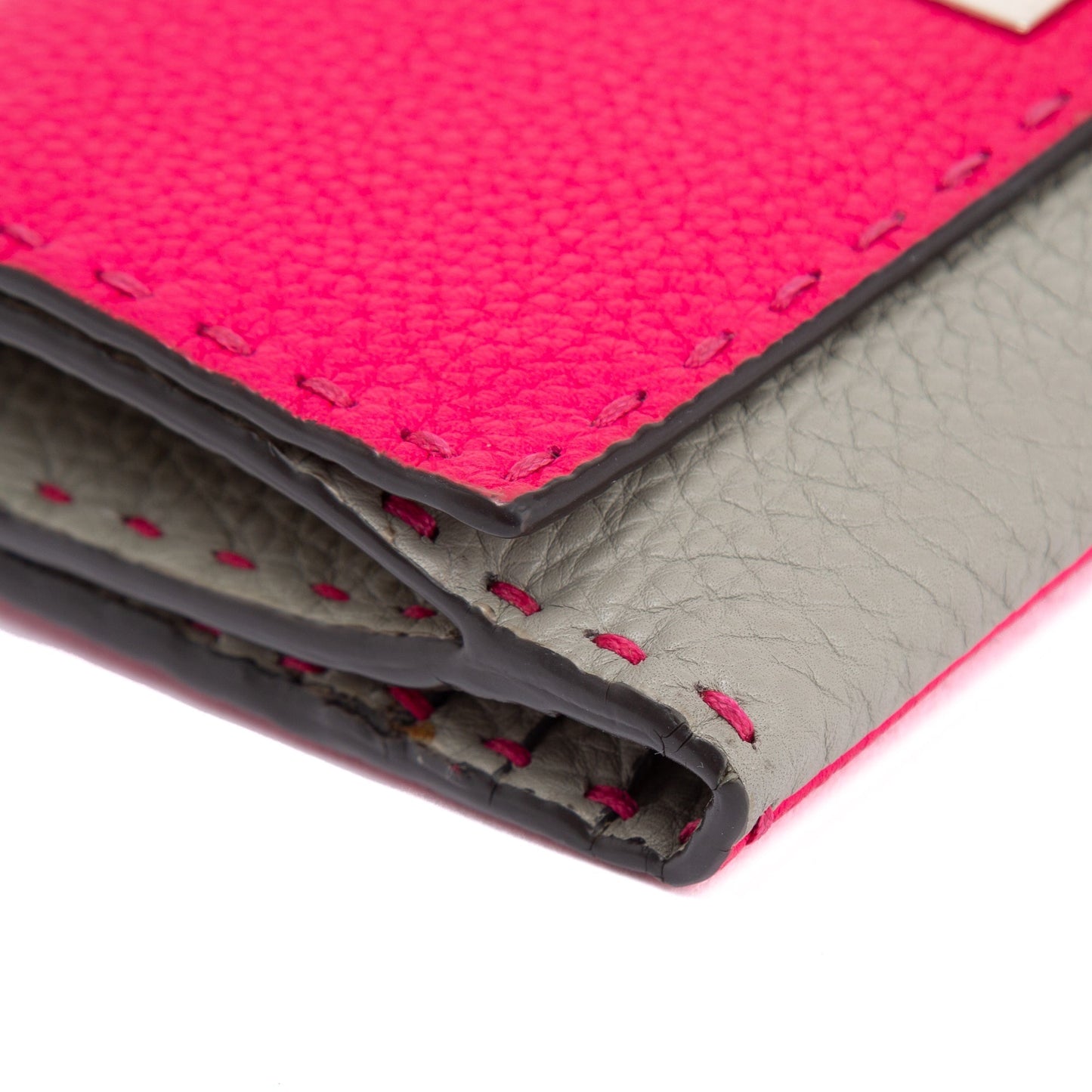 Fendi Bicolor Selleria Peekaboo Continental Wallet