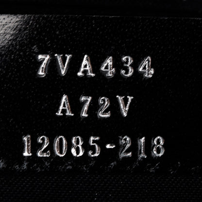 Fendi Black Calfskin Leather Embossed FF Belt Bag