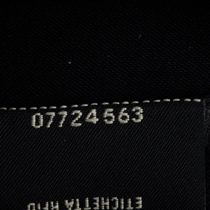 Fendi Black FF Embossed Leather Micro Trifold Wallet