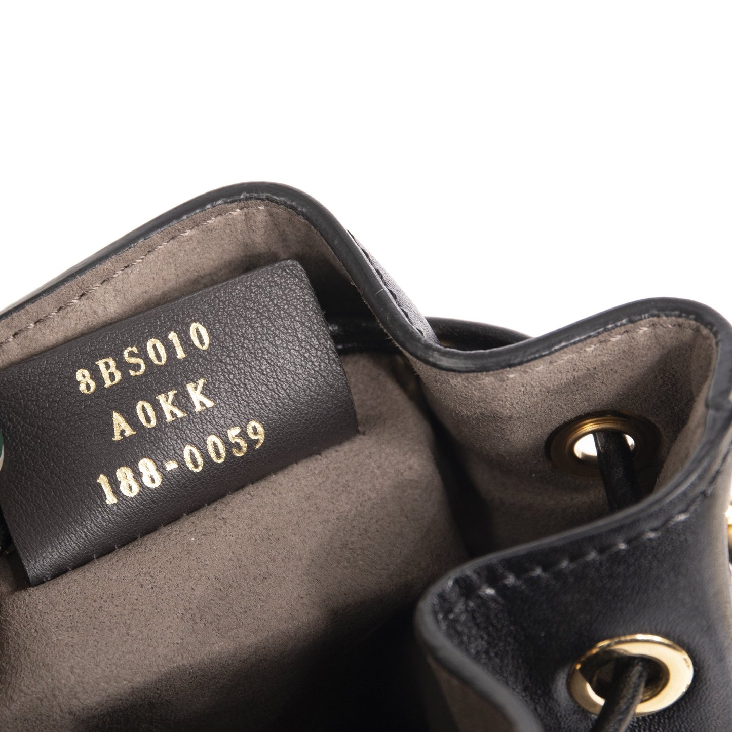 Fendi Black Mon Tresor Mini Bucket Bag
