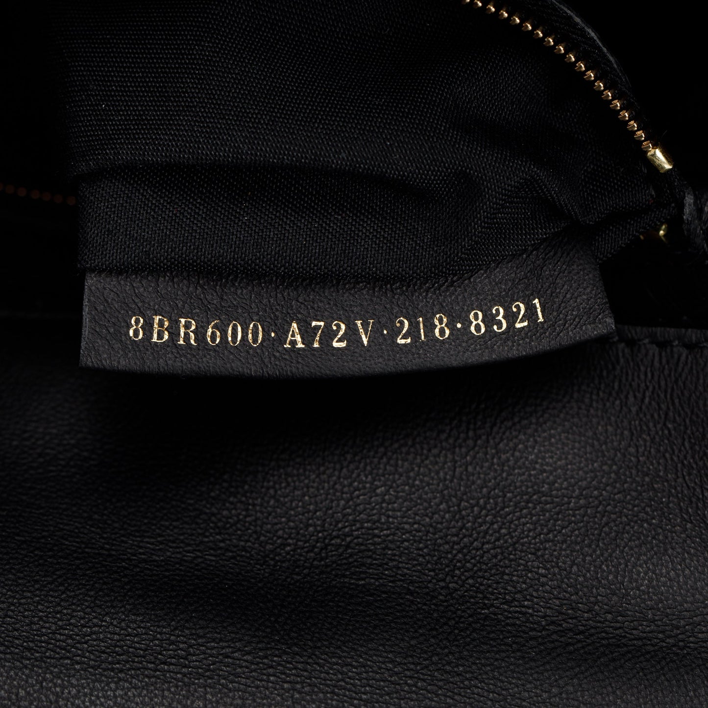 Fendi Black Nappa FF Leather Embossed Baguette NM Shoulder Bag