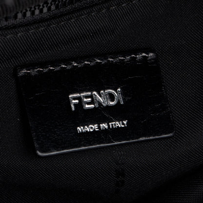 Fendi Black Nylon Bugs Motif Belt Bag