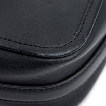 Fendi Black Vitello Century Leather F is Fendi Camera Bag
