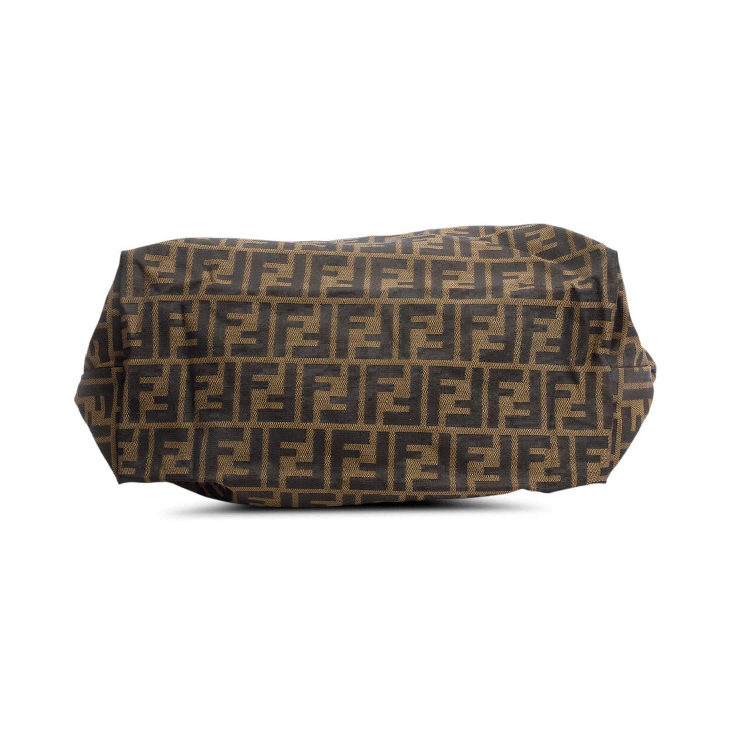 Fendi Brown FF Zucca Canvas Medium Roll Tote