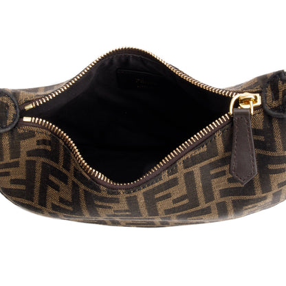 Fendi Brown FF Zucca Jacquard Mini Fendigraphy Bag
