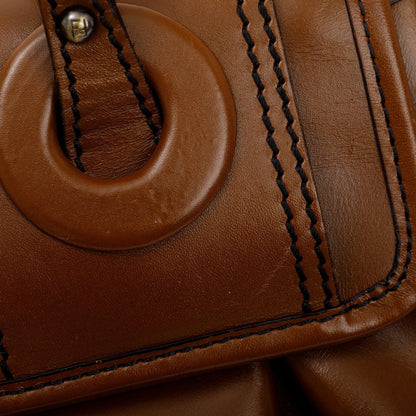 Fendi Brown Leather B Bag