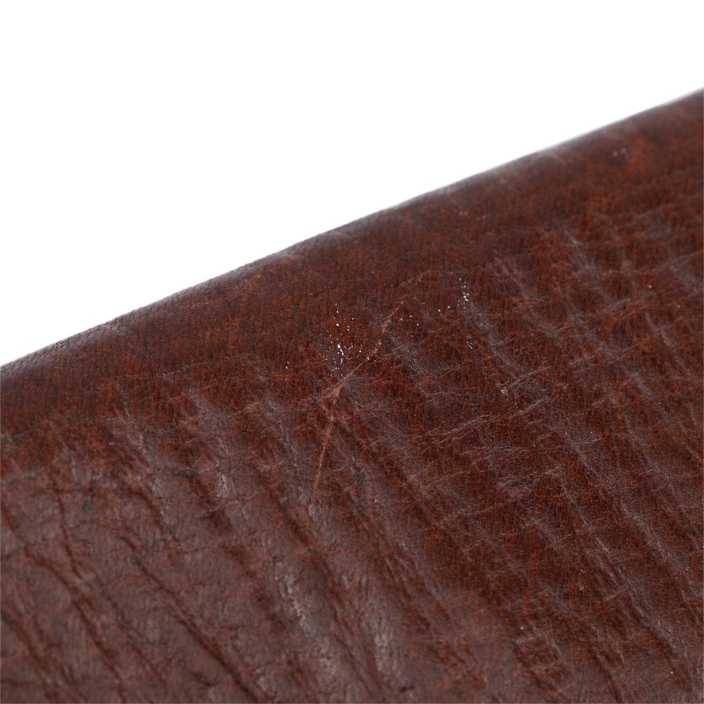 Fendi Brown Leather FF Zucca Canvas Compact Wallet