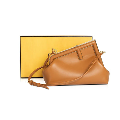 Fendi Brown Small Fendi First Bag