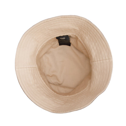Fendi Brown Zucca FF Canvas Bucket Hat, Size S 58