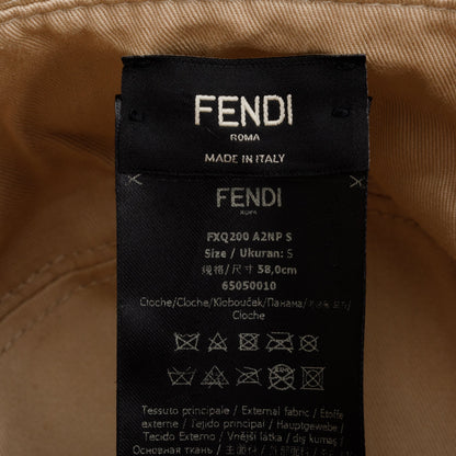 Fendi Brown Zucca FF Canvas Bucket Hat, Size S 58