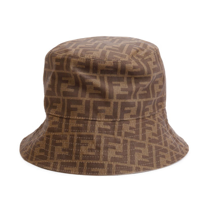 Fendi Brown Zucca FF Canvas Bucket Hat, Size S 58