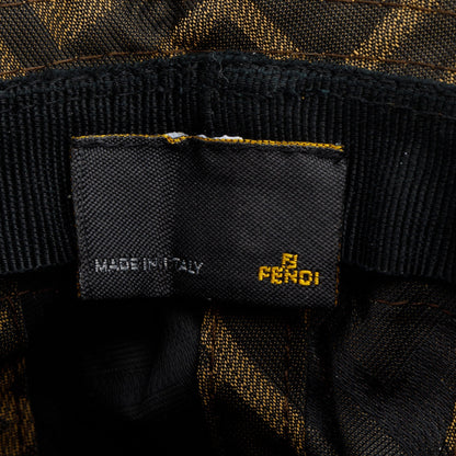 Fendi Brown Zucca FF Canvas Bucket Hat, Size S