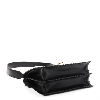 FENDI Camellia & Pearl Bow Kan I Flap Bag