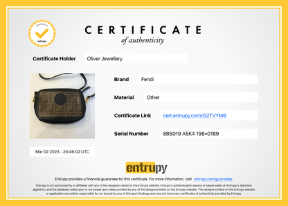 Fendi F is FF 1974 Stamp Camera Bag