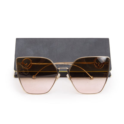 Fendi FE0323/S Gold-Tone Metal F is Fendi Sunglasses