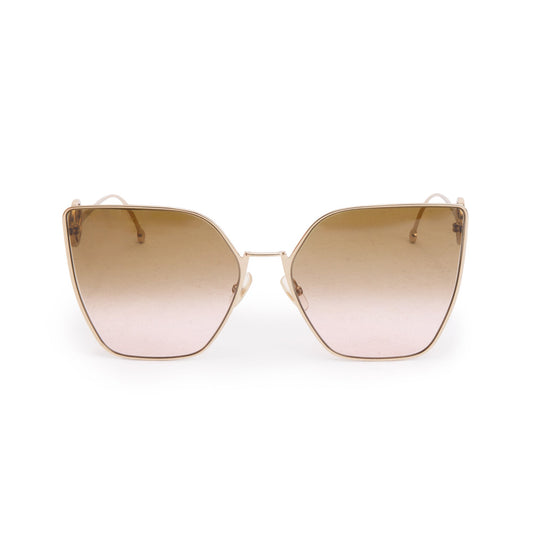 Fendi FE0323/S Gold-Tone Metal F is Fendi Sunglasses