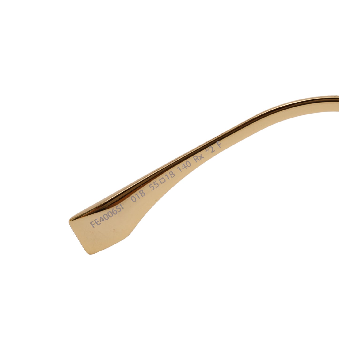 Fendi FE400651 Black Acetate Fendigraphy Logo Sunglasses