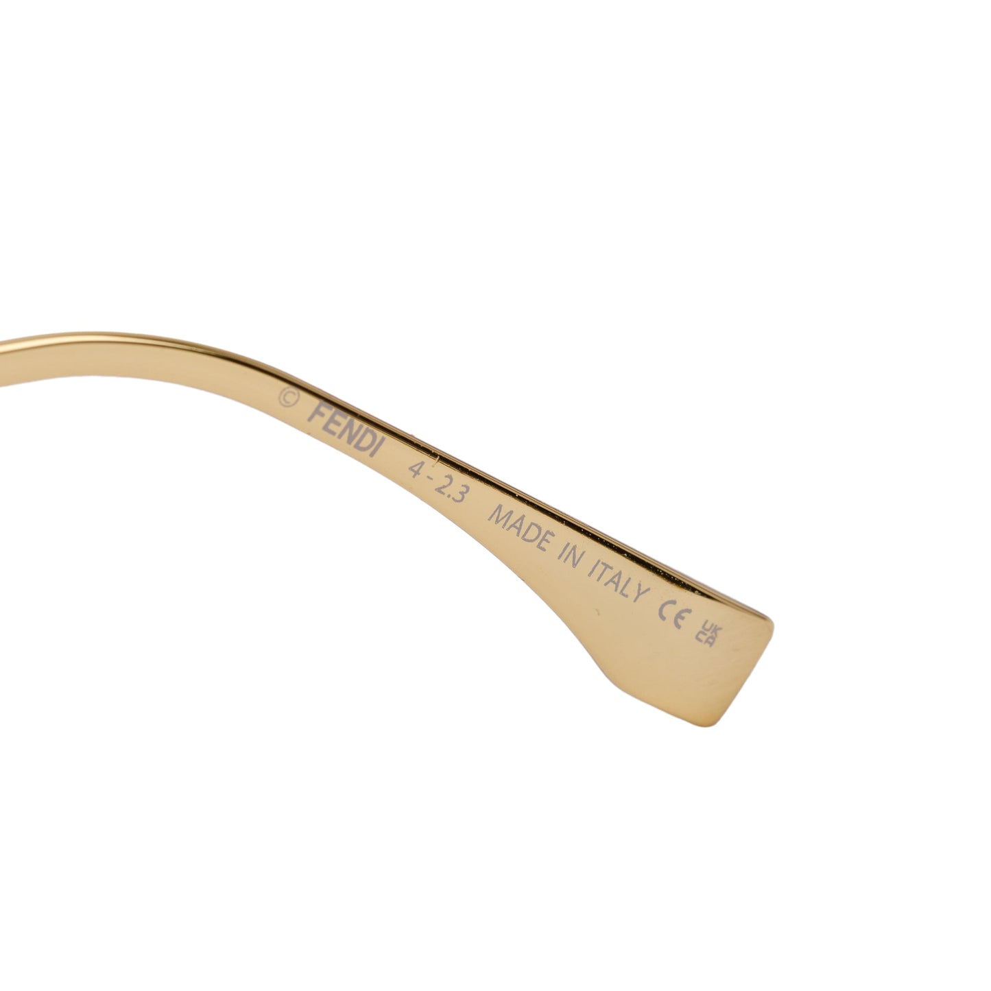 Fendi FE400651 Black Acetate Fendigraphy Logo Sunglasses