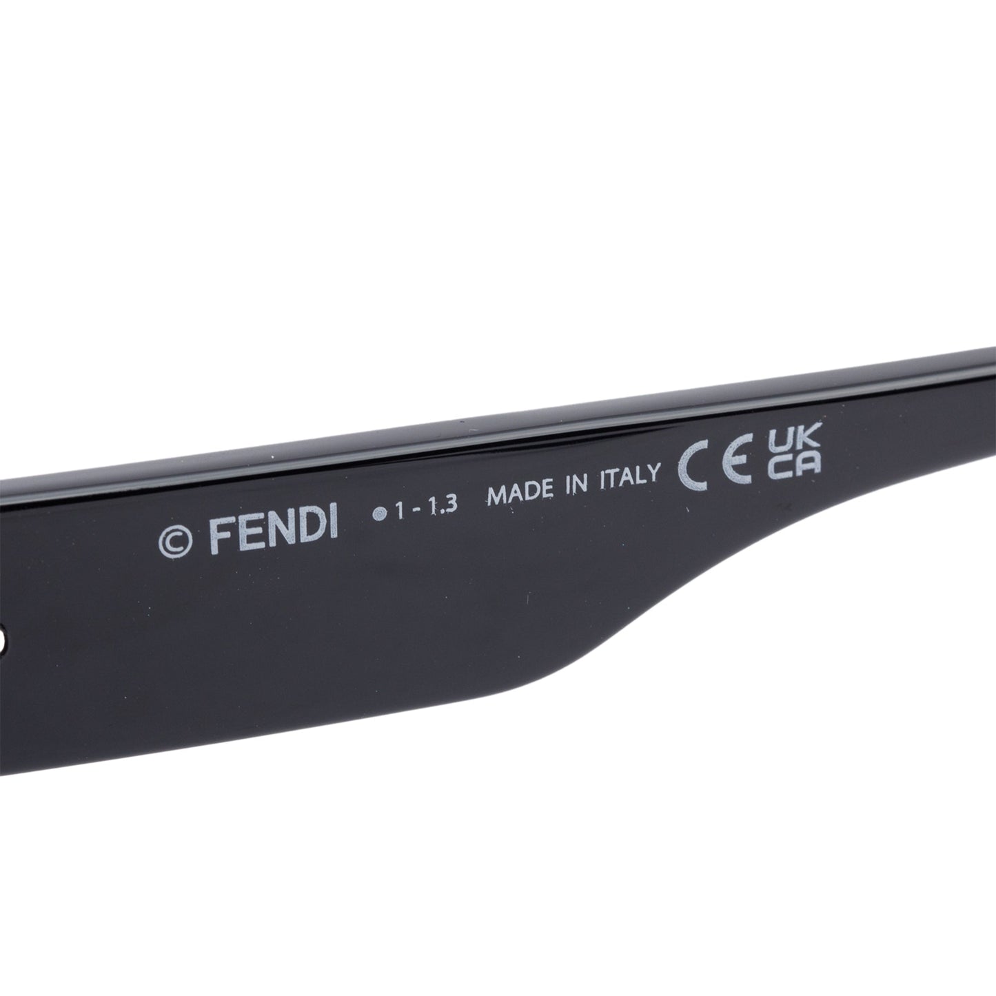 Fendi FE40078I Black Acetate Fendigraphy Square Sunglasses