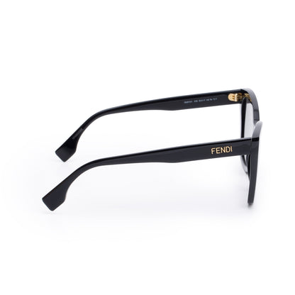 Fendi FE40151I Black Acetate Square Sunglasses