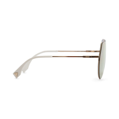Fendi FF 0913/S Shield Mirrored Sunglasses