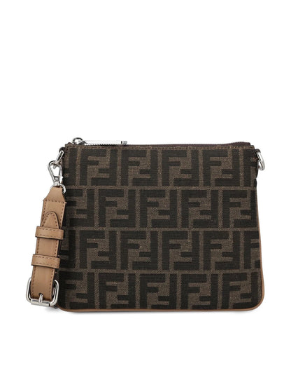 FENDI FF MONOGRAM MINI CROSSBODY BAG