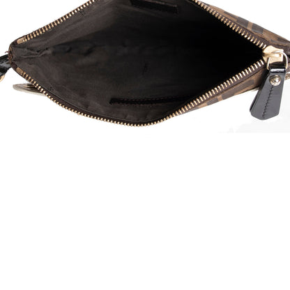 Fendi FF Zucca Canvas Wristlet