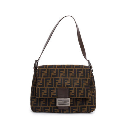 Fendi FF Zucca Mama Forever Baguette Shoulder Bag