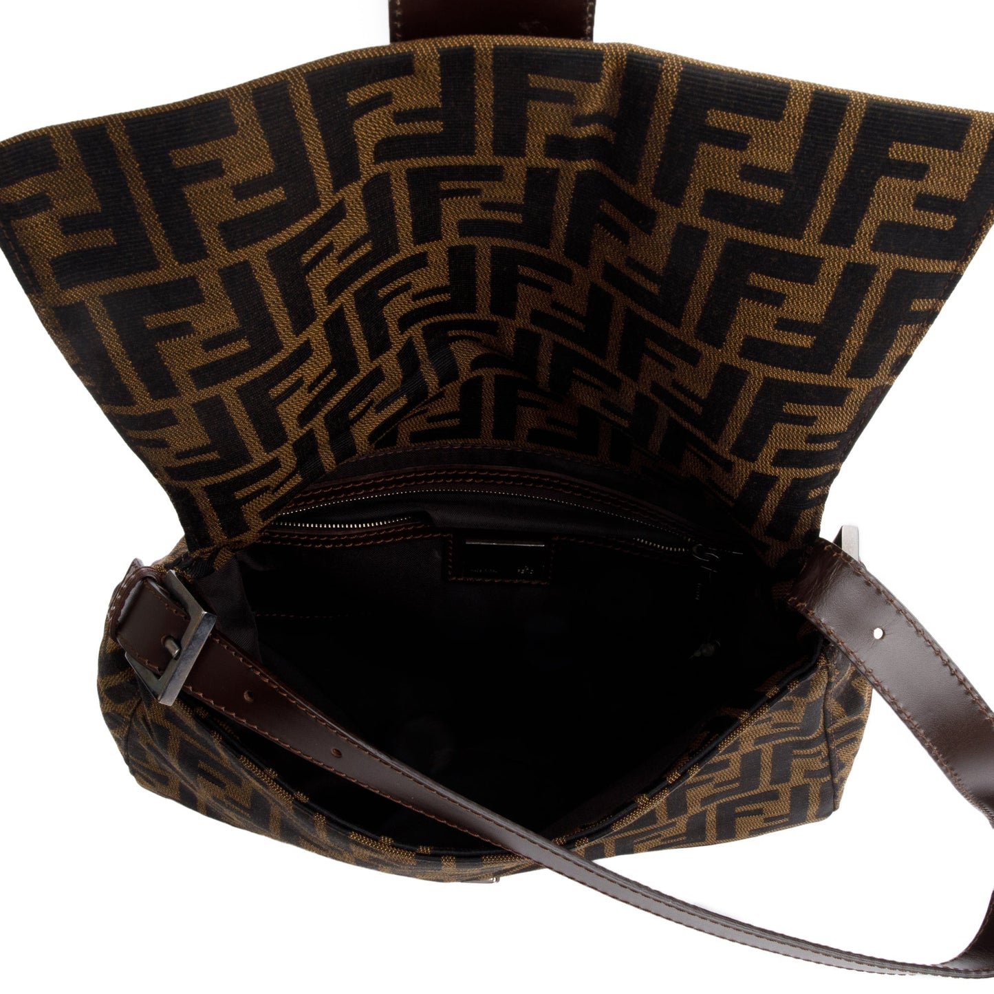 Fendi FF Zucca Mama Forever Baguette Shoulder Bag