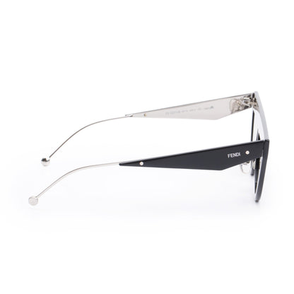 Fendi FF0371/S Black Acetate DeFender Cat-Eye Sunglasses