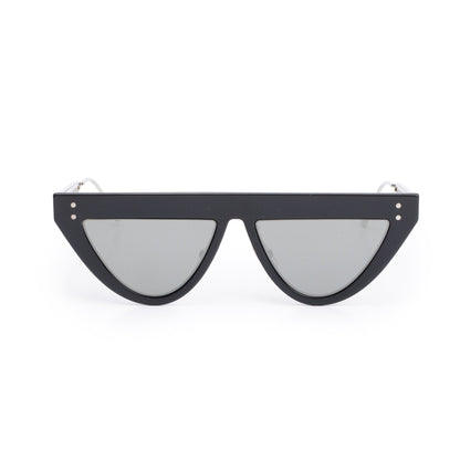 Fendi FF0371/S Black Acetate DeFender Cat-Eye Sunglasses