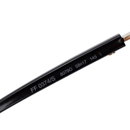 Fendi FF0374/S Black Acetate Is Fendi FF Sunglasses