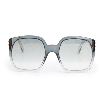 Fendi FF0404S Grey Ombre Acetate Fendi Roma Oversize Sunglasses