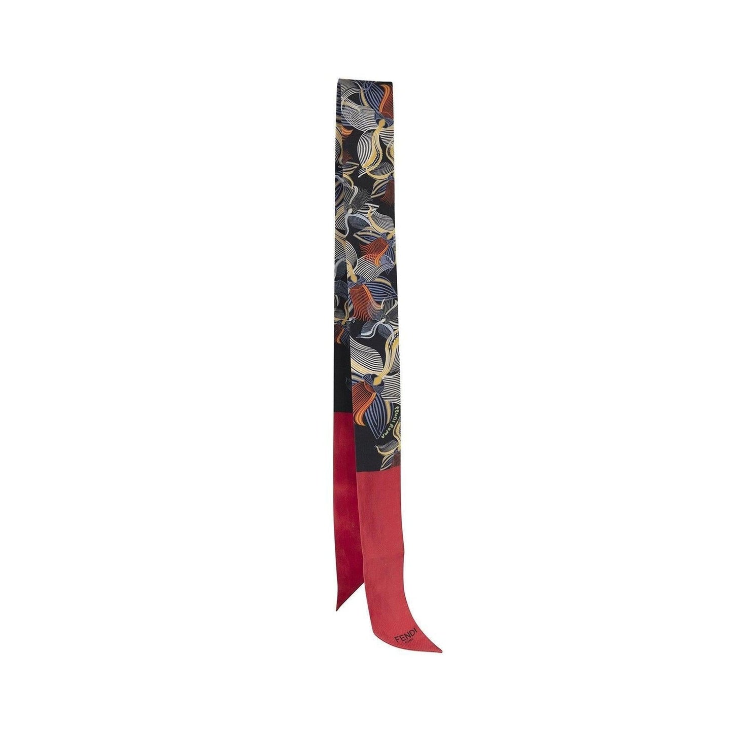 Fendi Fantasy Orchid Silk Twilly