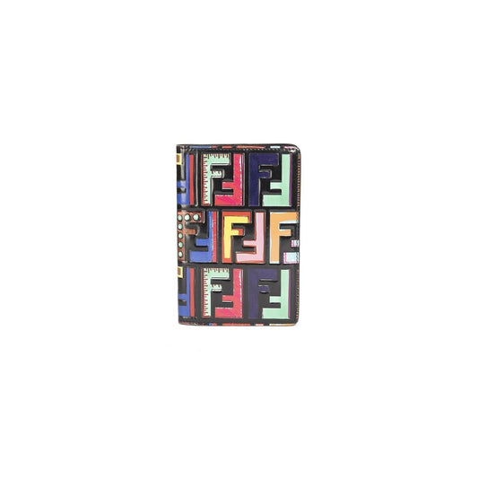 Fendi Fun Fair Multicolour Leather Passport Holder