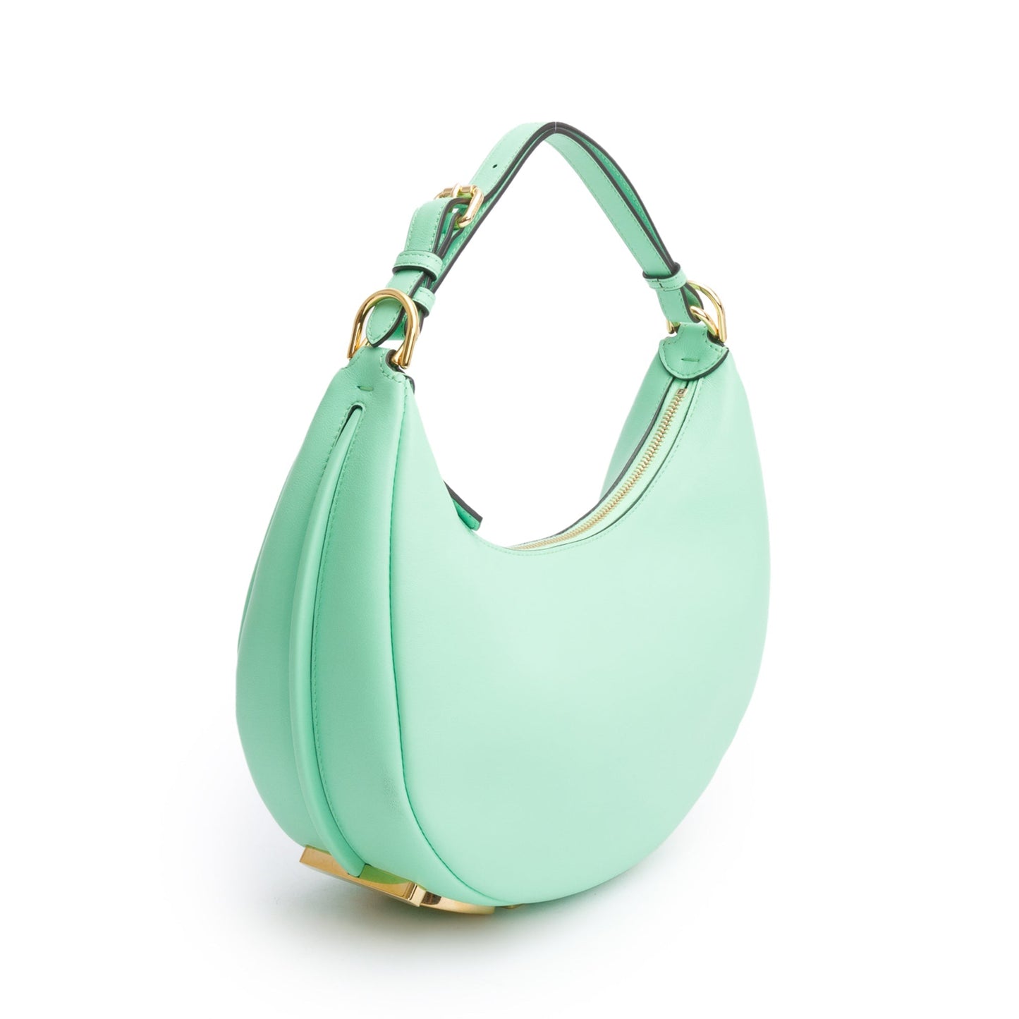 Fendi Green Calf Leather Small Fendigraphy Bag