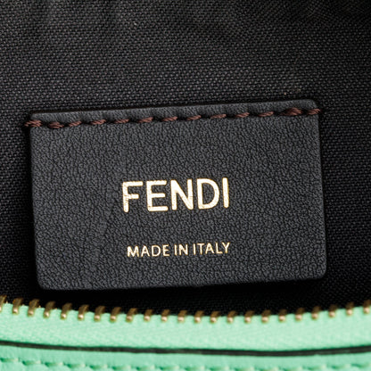 Fendi Green Calf Leather Small Fendigraphy Bag