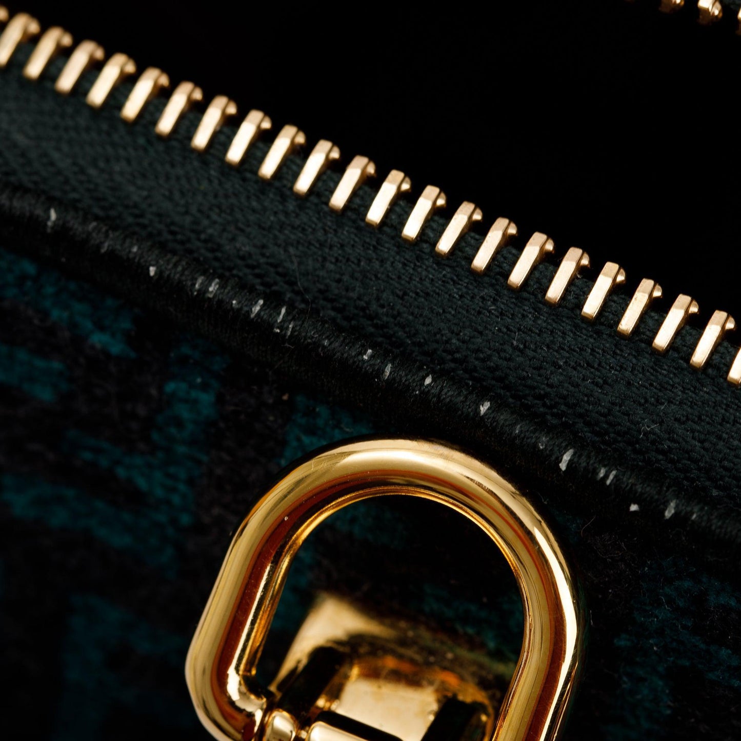 Fendi Green FF Motif Tapestry Fabric By the Way Mini Boston Bag