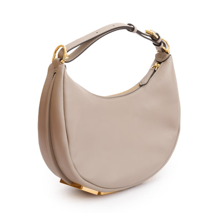 Fendi Grey Calf Leather Small Fendigraphy Bag