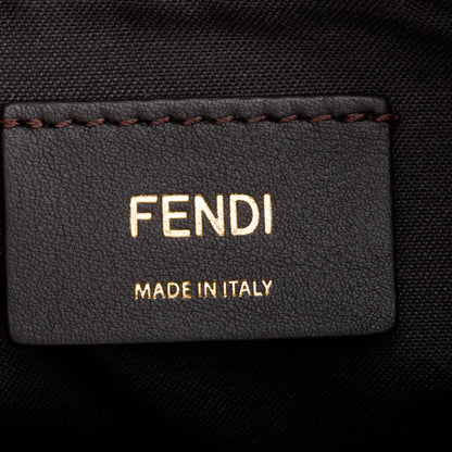 Fendi Grey Calf Leather Small Fendigraphy Bag