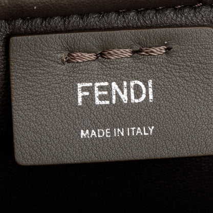 Fendi Grey Vitello Elite Leather Medium 3Jours Tote