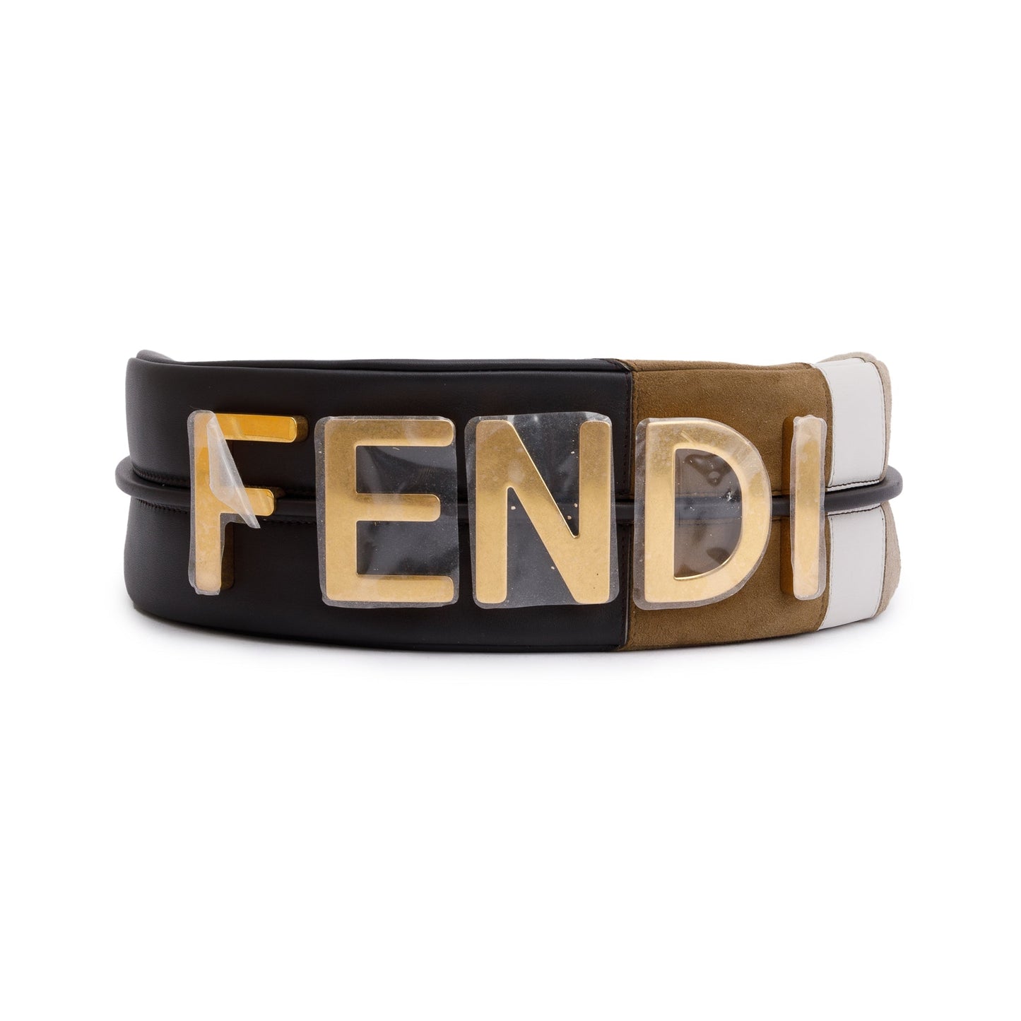 Fendi Grigio Multicolor Ebano Vitello Seta Suede Goatskin Small Rainbow Fendigraphy Bag